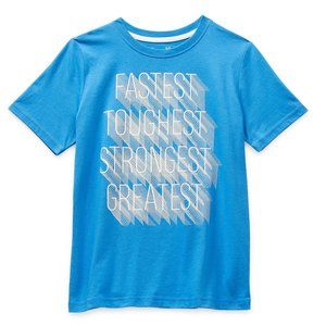 Xersion Little & Big Boys Crew Neck Short Sleeve Graphic T-Shirt Size L(14H/16H)